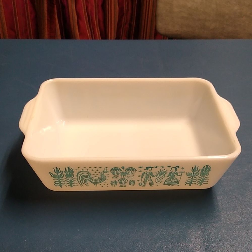 Vintage Pyrex Amish Butterprint 1.5 Qt Baking Dish 1950s #503 Cottagecore